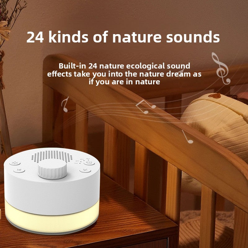 White Noise Sleep Device with Intelligent Warm Light | Infant Soothing Sleep Aid & Music Machine