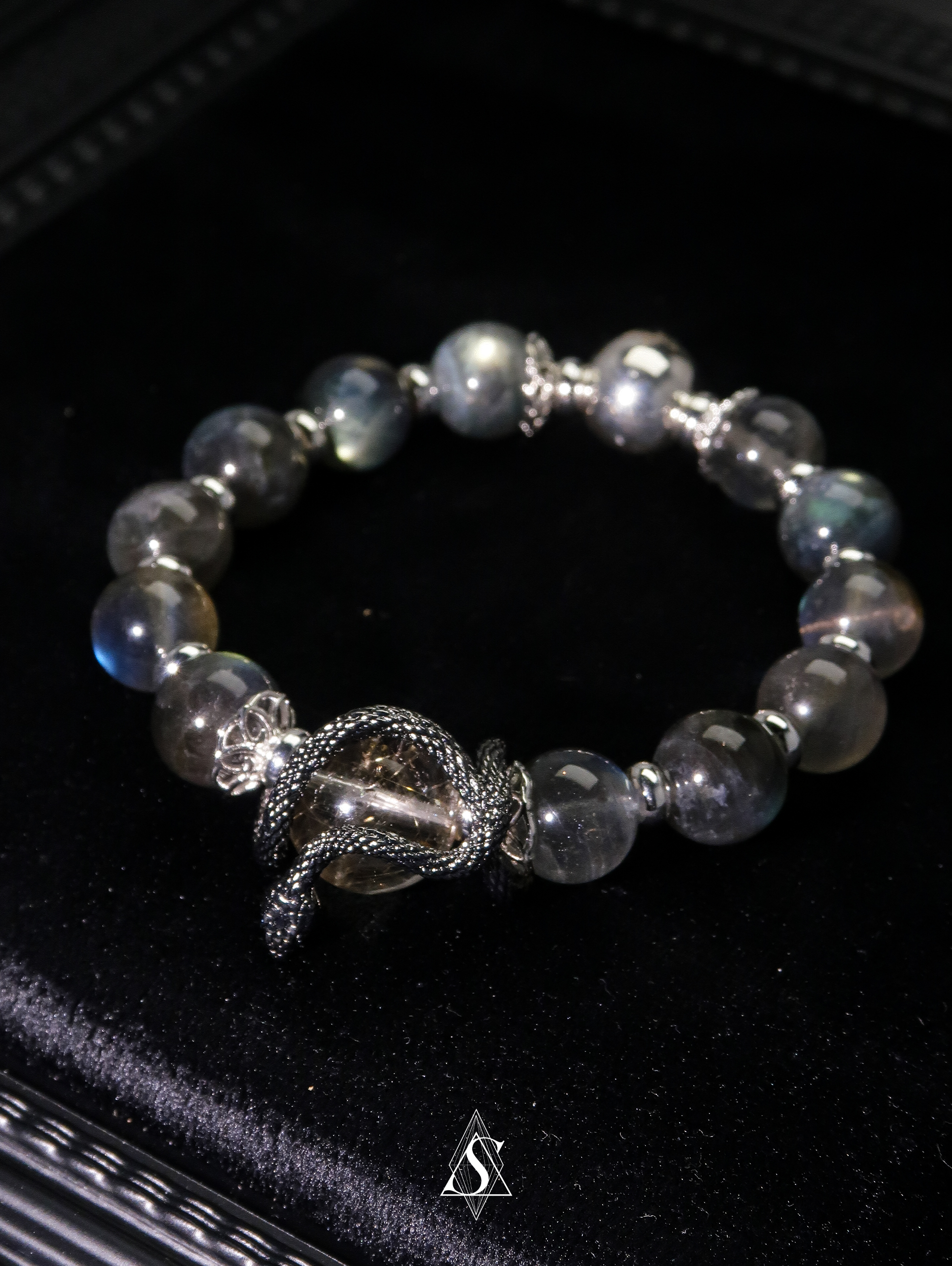 Love of the Spirit Snake Bracelets | Couple’s Healing Jewelry | Eternal Bond | Spiritual Crystal Snake Energy