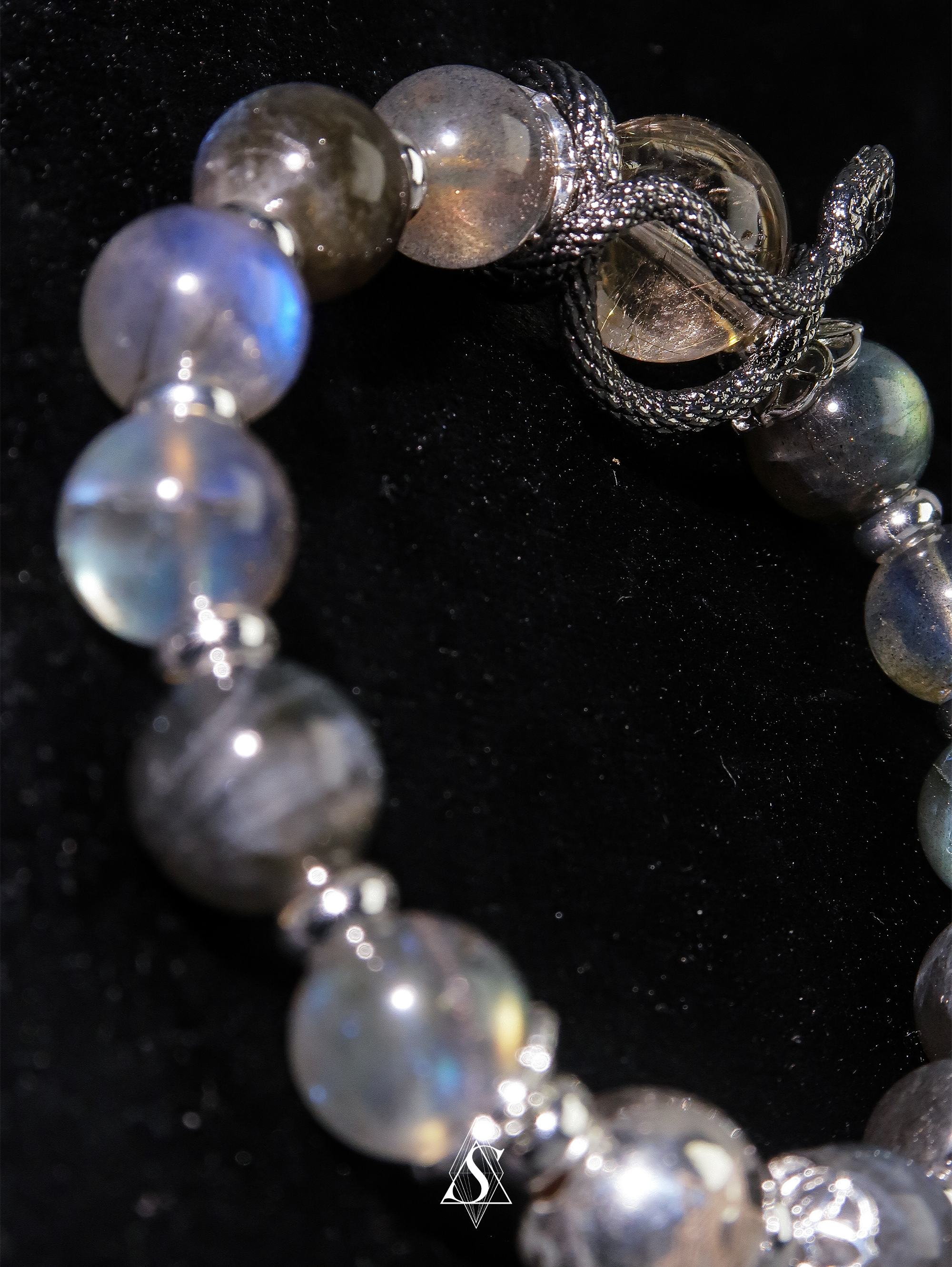 Love of the Spirit Snake Bracelets | Couple’s Healing Jewelry | Eternal Bond | Spiritual Crystal Snake Energy