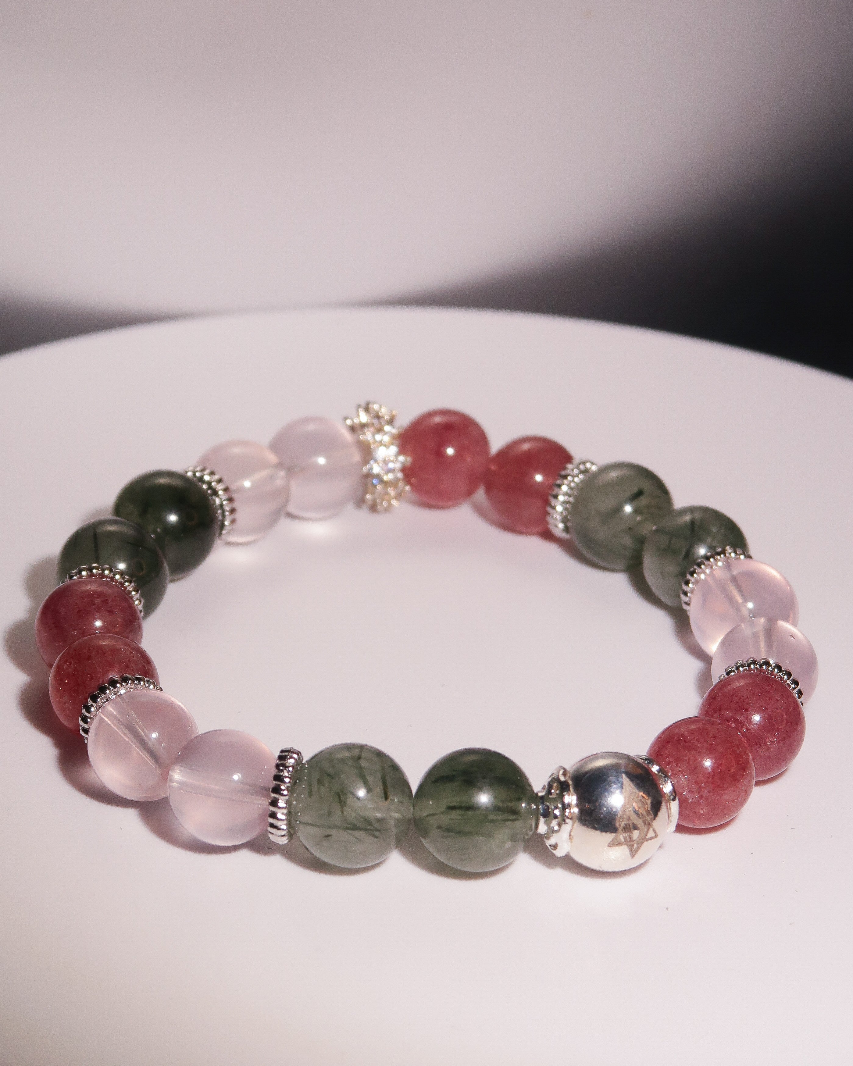Heart Chakra Healing Bracelet - "Elan of Heart" | Emotional Healing & Self-Love Activation | Attract Genuine Love | Gemstone Energy Jewelry