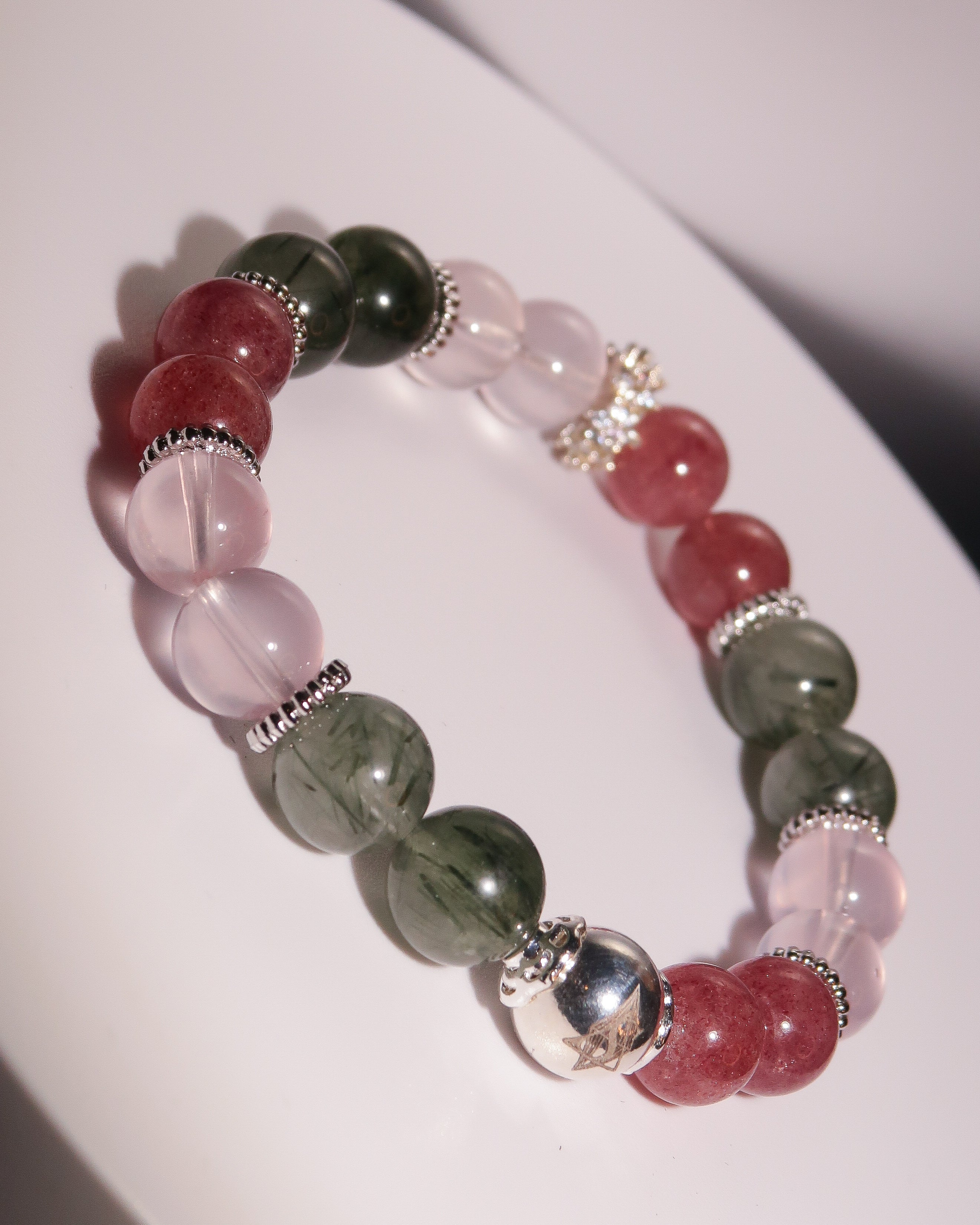Heart Chakra Healing Bracelet - "Elan of Heart" | Emotional Healing & Self-Love Activation | Attract Genuine Love | Gemstone Energy Jewelry