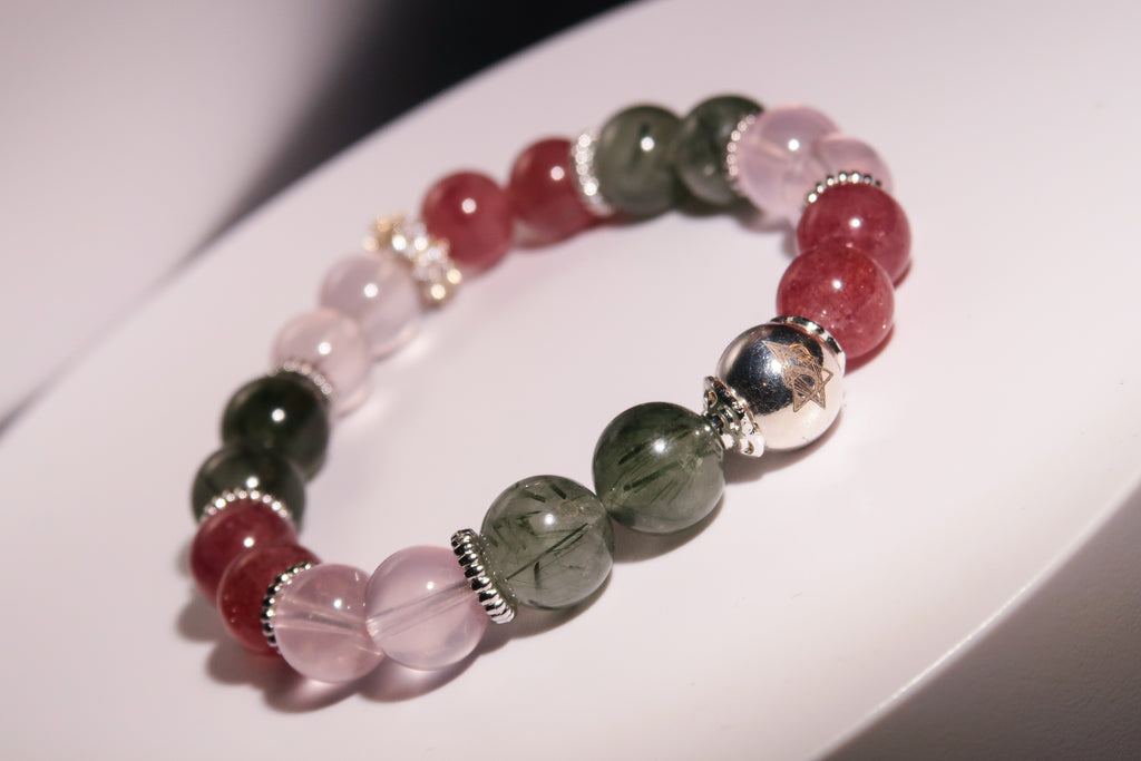 Heart Chakra Healing Bracelet - "Elan of Heart" | Emotional Healing & Self-Love Activation | Attract Genuine Love | Gemstone Energy Jewelry