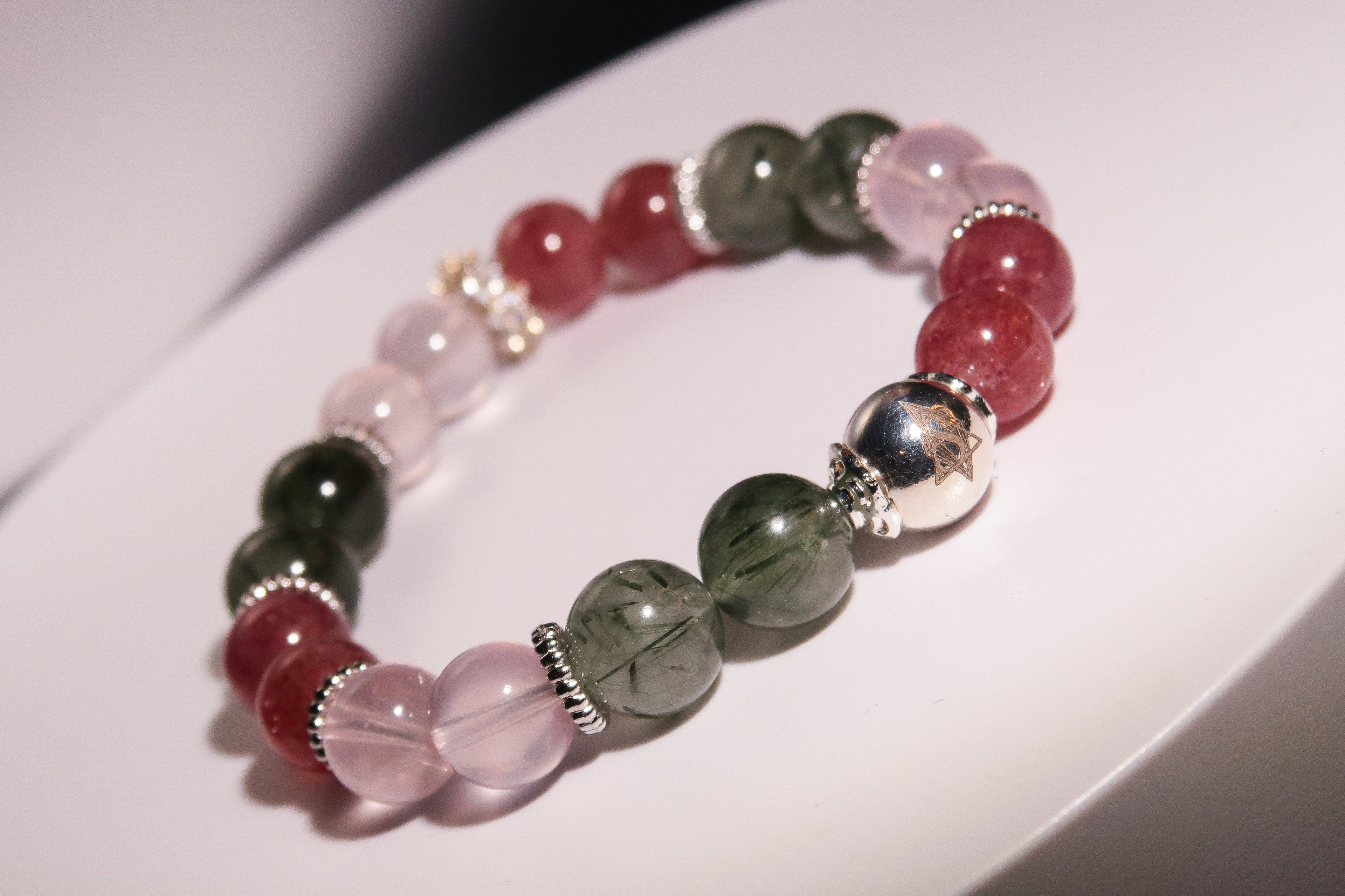 Heart Chakra Healing Bracelet - "Elan of Heart" | Emotional Healing & Self-Love Activation | Attract Genuine Love | Gemstone Energy Jewelry