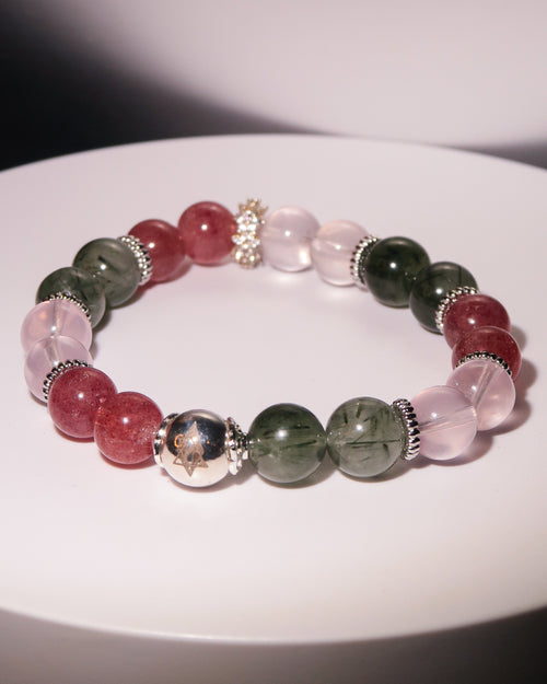 Heart Chakra Healing Bracelet - "Elan of Heart" | Emotional Healing & Self-Love Activation | Attract Genuine Love | Gemstone Energy Jewelry