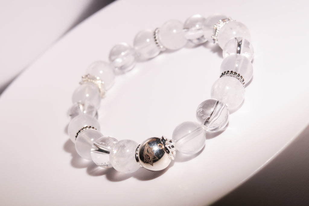 Crown Chakra Healing Bracelet - "Aether of Crown" | Spiritual Connection & Divine Wisdom Activation | Higher Consciousness | Gemstone Energy Jewelry