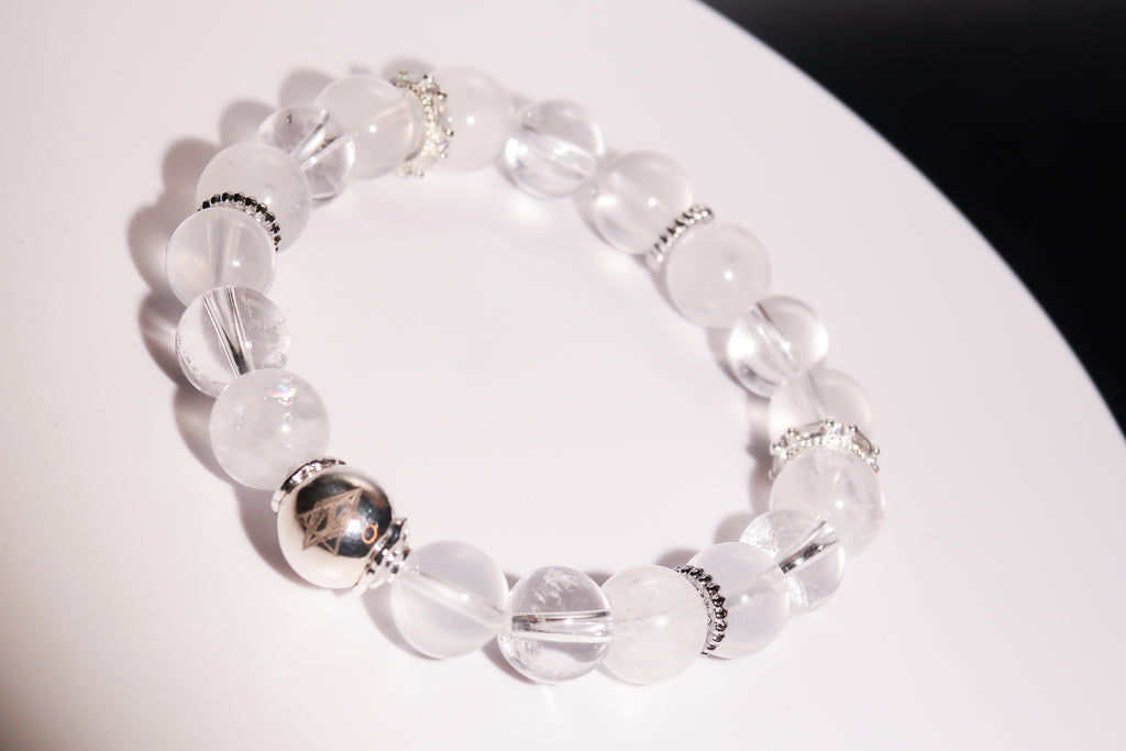Crown Chakra Healing Bracelet - "Aether of Crown" | Spiritual Connection & Divine Wisdom Activation | Higher Consciousness | Gemstone Energy Jewelry