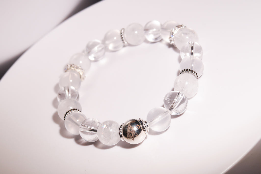 Crown Chakra Healing Bracelet - "Aether of Crown" | Spiritual Connection & Divine Wisdom Activation | Higher Consciousness | Gemstone Energy Jewelry