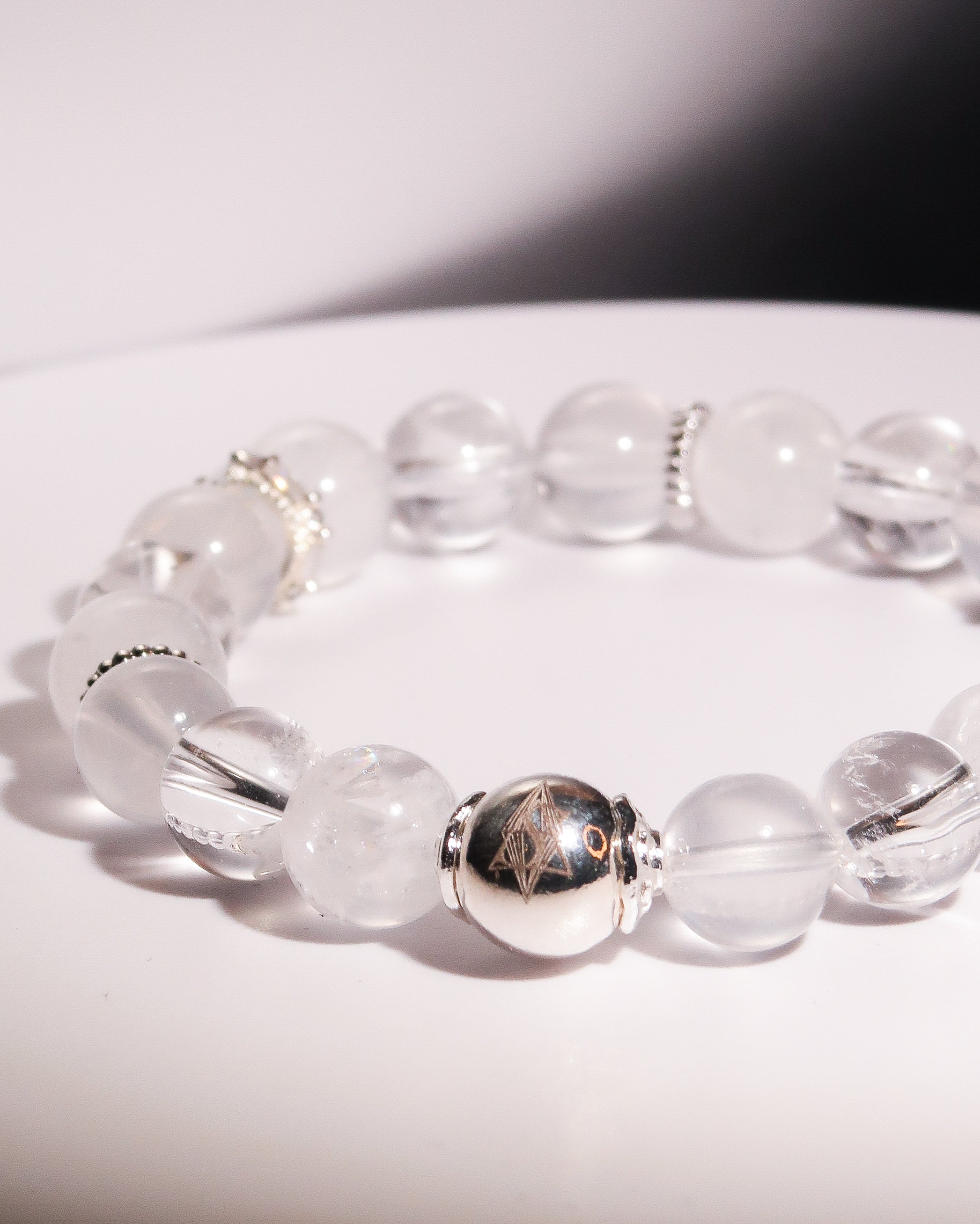 Crown Chakra Healing Bracelet - "Aether of Crown" | Spiritual Connection & Divine Wisdom Activation | Higher Consciousness | Gemstone Energy Jewelry