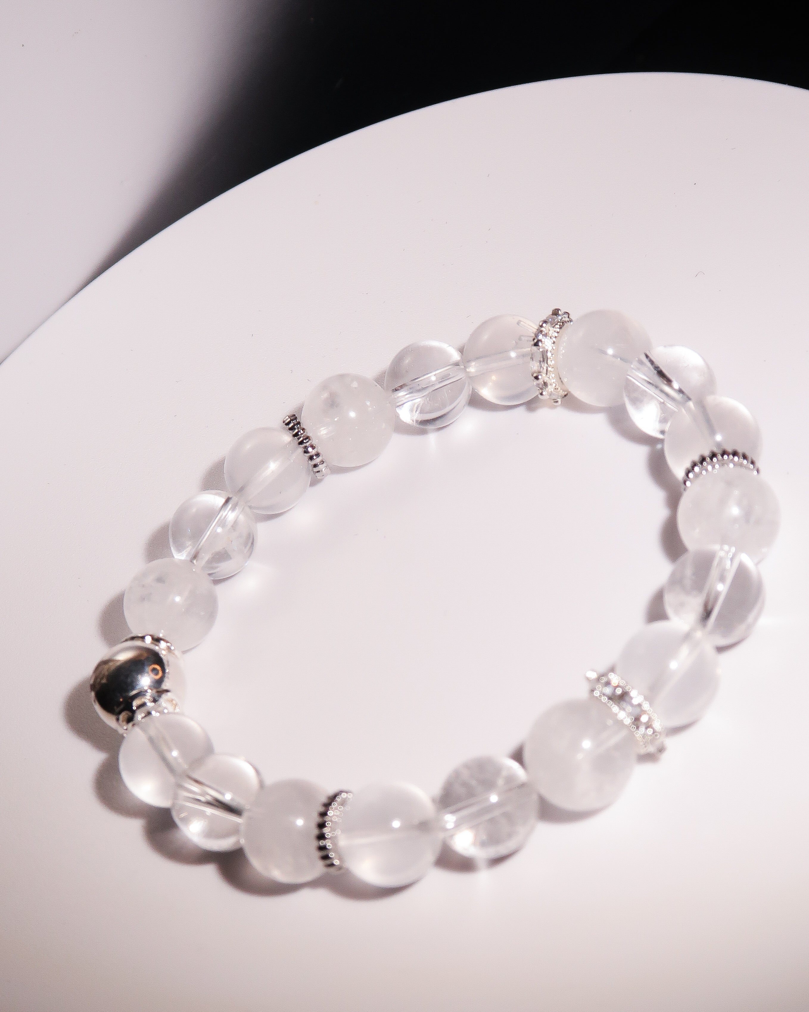Crown Chakra Healing Bracelet - "Aether of Crown" | Spiritual Connection & Divine Wisdom Activation | Higher Consciousness | Gemstone Energy Jewelry