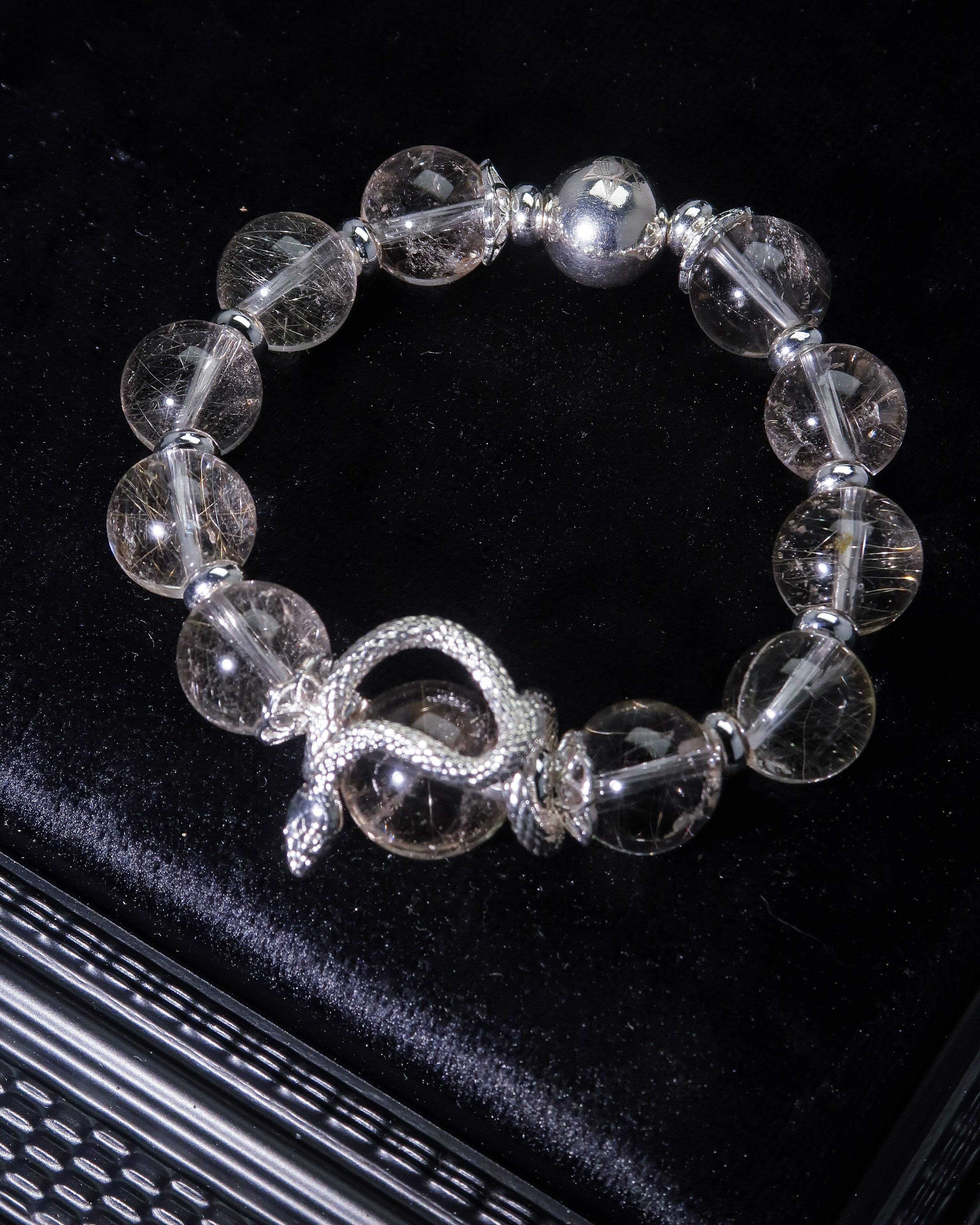 Love of the Spirit Snake Bracelets | Couple’s Healing Jewelry | Eternal Bond | Spiritual Crystal Snake Energy